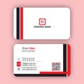 Professional elegent modern business card design template