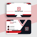 Professional elegent simple and clean business card design template