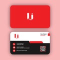 Professional elegent corporate business card design template