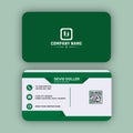 Professional elegent creative business card design template Royalty Free Stock Photo