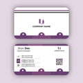 Professional elegent modern business card design template