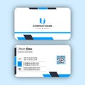 Professional elegent modern business card design template