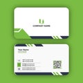 Professional elegent modern business card design template