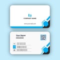 Professional elegent simple and clean business card design template