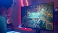 Professional eSports Gamer Wins in RPG MOBA Mock-up Video Game on His Personal Computer. He is Usi