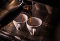 Professional espresso machine Royalty Free Stock Photo