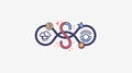 Professional Feedback Loop Icon for Business Communication and Improvement