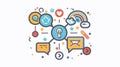 Professional Feedback Loop Icon for Effective Communication and Improvement Strategies