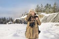 Professional Female Film Photographer In Karelia, Russia