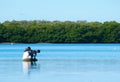 Professional female nature photographer Royalty Free Stock Photo