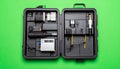 Professional Fiber Optic Installation and Repair Toolkit Royalty Free Stock Photo