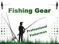 Professional Fisherman, Fishing, Nature,illustration,logo