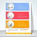 Professional flyer, brochure or template.