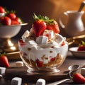 Professional food photography of an ice-cream and delicious generated by Ai