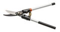 Professional Garden Pruning Shears with Black and Silver Handles and Sharp Blade Royalty Free Stock Photo