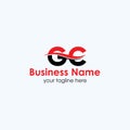 Letter GC logo template for your business