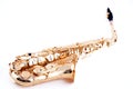 Professional Gold Saxophone