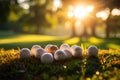 Professional Golf player on field. Generative AI Royalty Free Stock Photo