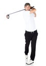 Professional golf player Royalty Free Stock Photo