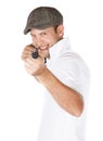 Professional golf player Royalty Free Stock Photo