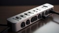 Professional-grade power strip with surge protection