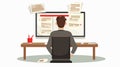 Professional Grammar Check and Text Errors Concept. Editor Reviewing Content for Perfection