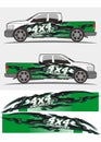 Proffesional Truck and vehicle decal Graphics Kits design Royalty Free Stock Photo