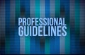Professional guidelines concept binary