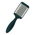 Professional hair brush of round shape and convenient handle