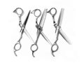 Professional Haircutting Scissors Royalty Free Stock Photo