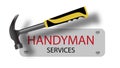 Professional handyman services logo. Hammer. A sign nailed. Repair tool. Vector