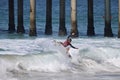 Seth Moniz competes in the US Open of Surfing 2018