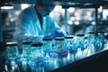 professional health care researchers working in medical science laboratory, technology of medicine chemistry lab Royalty Free Stock Photo
