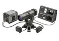 Professional high-resolution camera system with tripod and accessories for advanced imaging applications Royalty Free Stock Photo