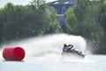 Professional jet ski riders compete at the Palazz Jet Ski Championship Royalty Free Stock Photo