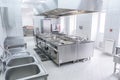 Interior of the professional kitchen Royalty Free Stock Photo