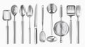 Professional Kitchen Utensils Vector Illustration Isolated Design Royalty Free Stock Photo