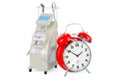 Professional Laser Tattoo Removal Machine with alarm clock, 3D rendering