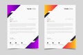 Professional Letterhead Template. Minimalist Letterhead Template. corporate letterhead