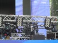 Professional lighting equipment projectors, led light on stage s