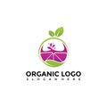 Organic Logo Template. Vector Illustrator Eps. 10