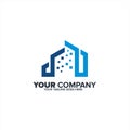 Letter H for Real estate logo icon, Home Construction bussiness