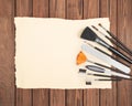 Professional make up tools Royalty Free Stock Photo