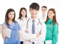 Professional medical doctor team standing Royalty Free Stock Photo