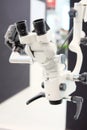 Professional medical microscope Royalty Free Stock Photo