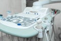 Professional medical white ultrasound device in clinic