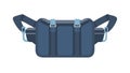 Professional Messenger Bag Icon in Blue-Grey Gradient, vector design Generative AI Royalty Free Stock Photo