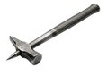 Professional metal riveting hammer with textured handle for precise craftsmanship Royalty Free Stock Photo