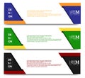 PROFESSIONAL AND MODERN BANNER BACKGROUNDS Royalty Free Stock Photo