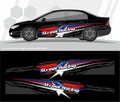 Car and vehicles wrap decal Graphics Kit vector designs. ready to print and cut for vinyl stickers.